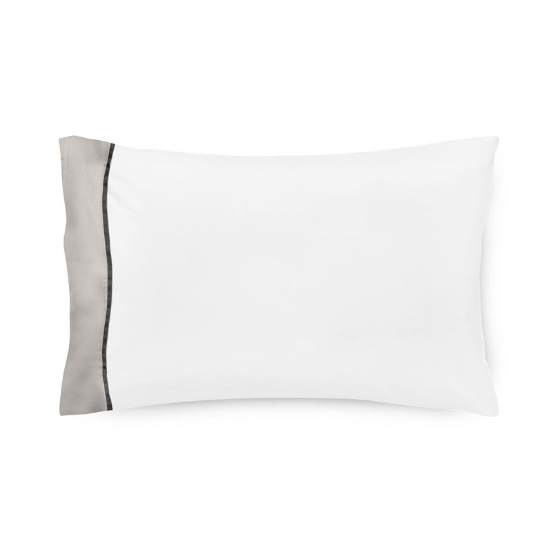 430TC Sateen Bordered Pillowcase Set | Amalia Home Ovar | Woodfurniture.com