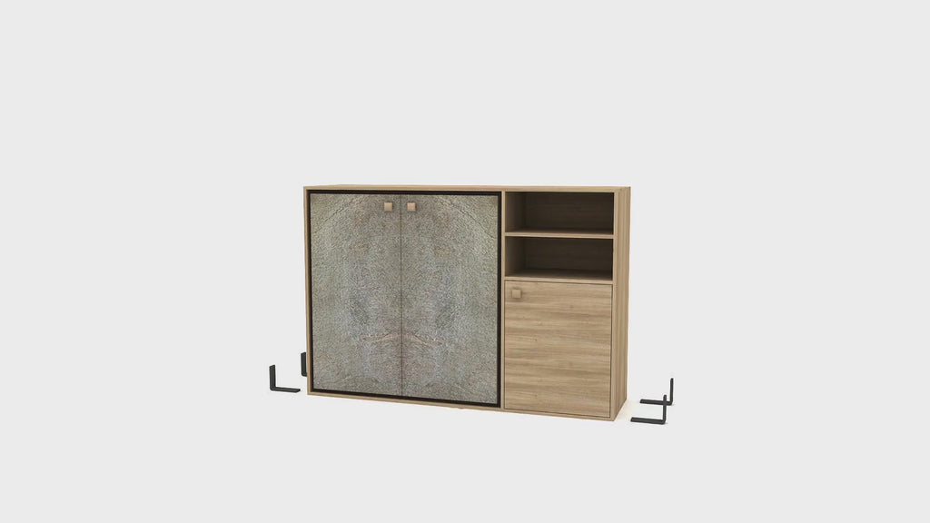 Acacia Contemporary Sideboard | Tikamoon Temis | Woodfurniture.com